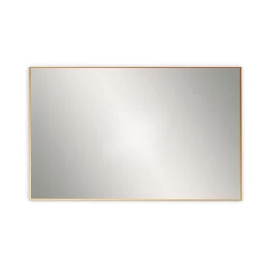 Venice Brushed Brass 1200 x 700mm Rectangular Mirror