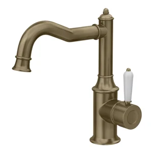 Trafalgar Traditional Mono Basin Mixer Tap - Antique Brass