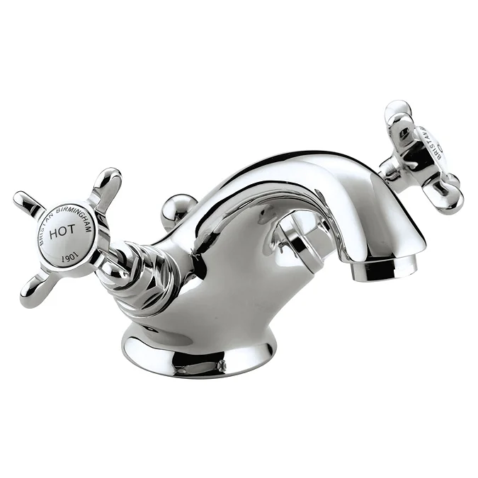Bristan 1901 Traditional Basin Mixer Tap inc. Pop-up Waste - Chrome