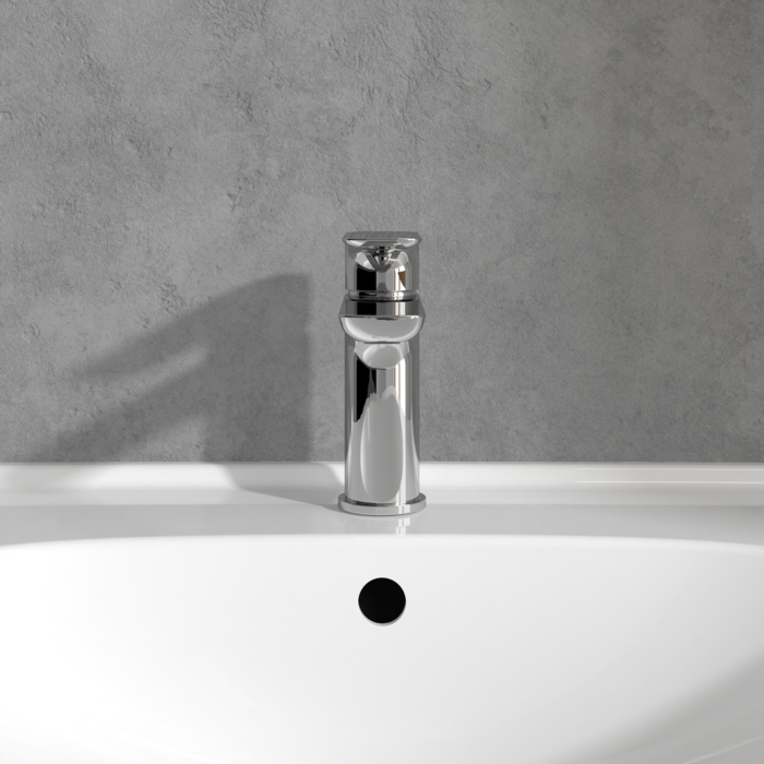 Villeroy and Boch O.novo Single Lever Basin Mixer - Chrome - Image 4