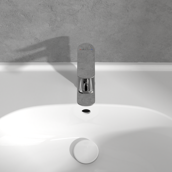 Villeroy and Boch O.novo Single Lever Basin Mixer - Chrome - Image 5