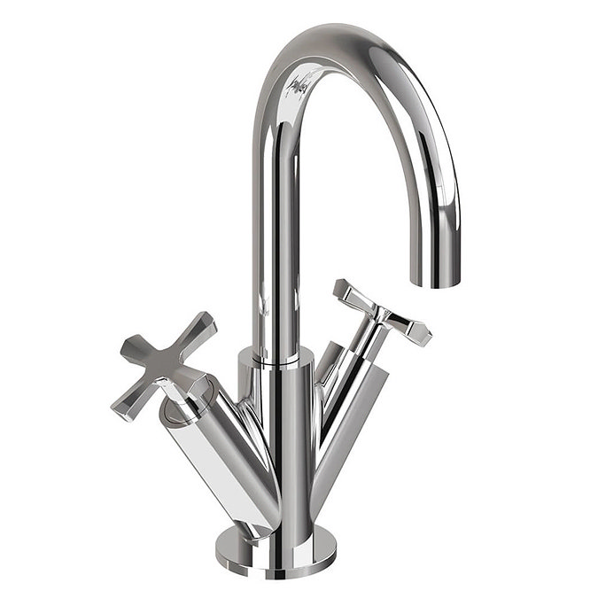 Burlington Riviera Art Deco Chrome Mono Basin Mixer