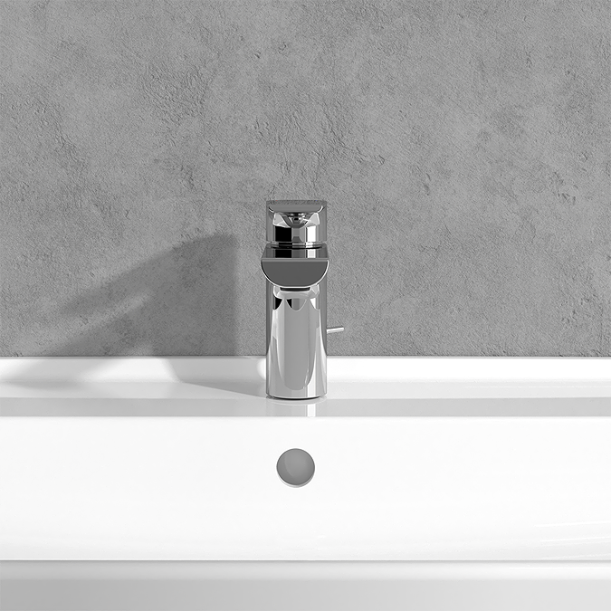 Villeroy and Boch Liberty Chrome Mini Single Lever Basin Mixer with Pop-up Waste - Image 3