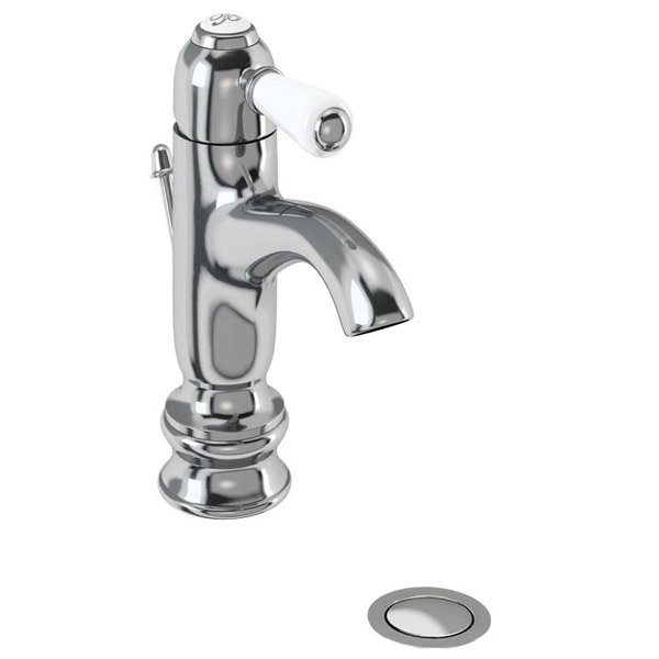 Burlington - Chelsea Regent Curved Mono Basin Mixer Tap with Pop Up Waste