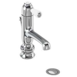 Burlington - Chelsea Regent Straight Mono Basin Mixer Tap with Pop Up Waste