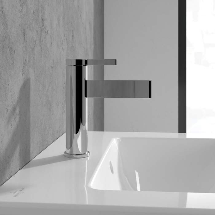 Villeroy and Boch Dawn Slim Single Lever Basin Mixer - Chrome - Image 3