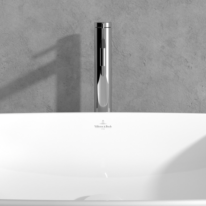 Villeroy and Boch Dawn Slim Tall Single Lever Basin Mixer - Chrome - Image 3