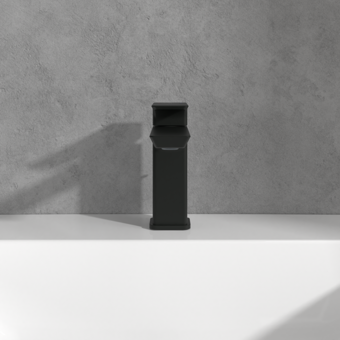 Villeroy and Boch Subway 3.0 Single Lever Basin Mixer with Pop-up Waste - Matt Black - Image 4