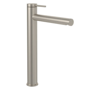Villeroy and Boch Loop & Friends Tall Single Lever Basin Mixer - Brushed Nickel Matt