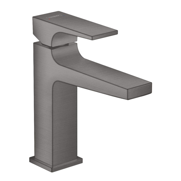 hansgrohe Metropol Brushed Black Chrome Single Lever Basin Mixer 110 ...