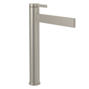 Villeroy and Boch Dawn Slim Tall Single Lever Basin Mixer - Brushed Nickel Matt