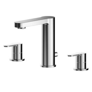 Nuie Arvan 3TH Basin Mixer with Pop-up Waste