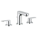 Grohe Eurosmart Cosmopolitan 3-Hole Basin Mixer with Pop-up Waste