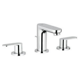 Grohe Eurosmart Cosmopolitan 3-Hole Basin Mixer with Pop-up Waste