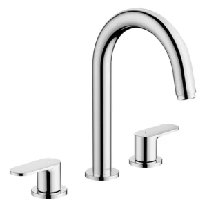hansgrohe Vernis Blend 3-Hole Basin Mixer 100 with Pop-up Waste - Chrome