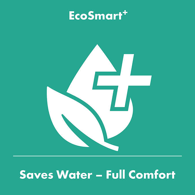 hansgrohe Tecturis S 3-Hole Basin Mixer 150 EcoSmart+ with Push-Open Waste - Chrome - Image 3