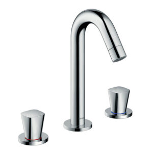 hansgrohe Logis 3-Hole Basin Mixer 150 with Pop-up Waste