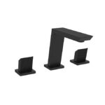 Crosswater Limit 3 Hole Deck Mounted Basin Set - Matt Black