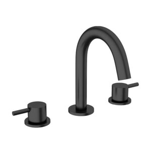 Crosswater MPRO Deck Mounted 3 Hole Set Basin Mixer - Matt Black