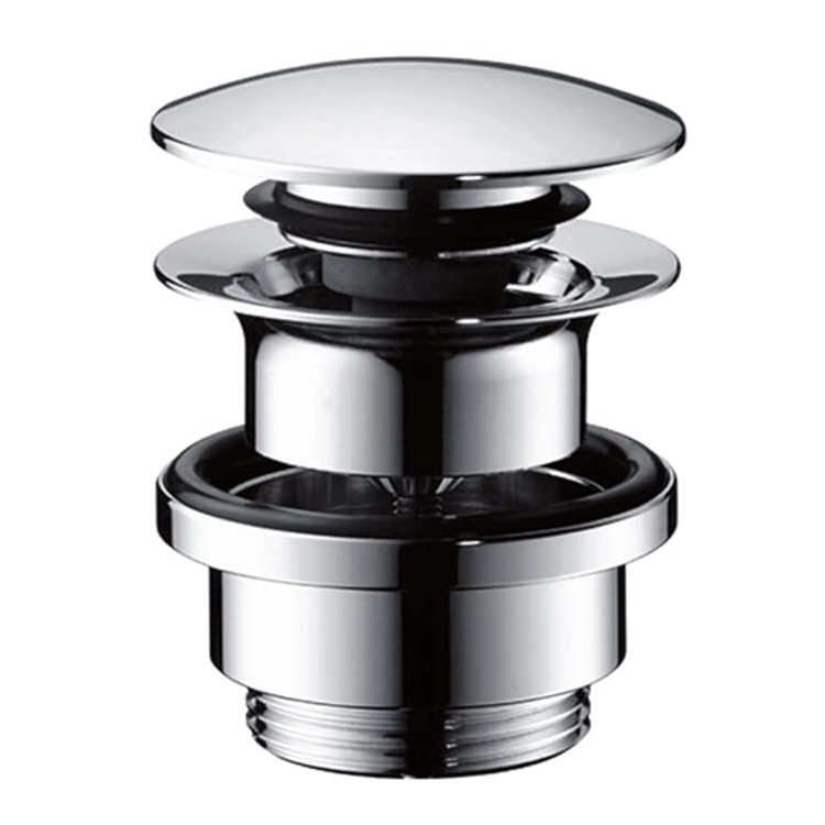 hansgrohe Metropol Chrome 3-Hole Basin Mixer 160 + Waste - Fizzy Bath