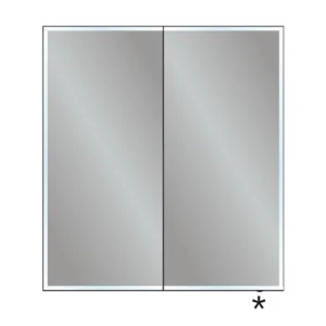 hib. Exos 60 LED Illuminated Mirror Cabinet