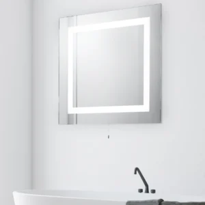 Searchlight Illuminated Rectangular Mirror