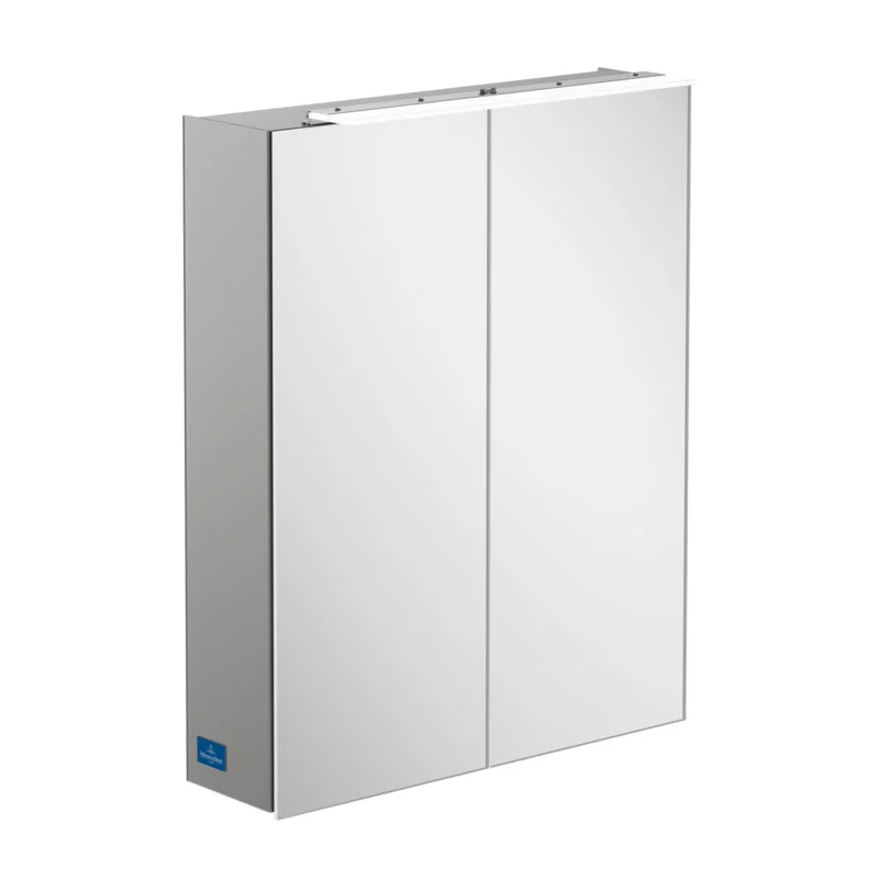Villeroy and Boch H746 x W607mm My View One LED Illuminated Mirror Cabinet