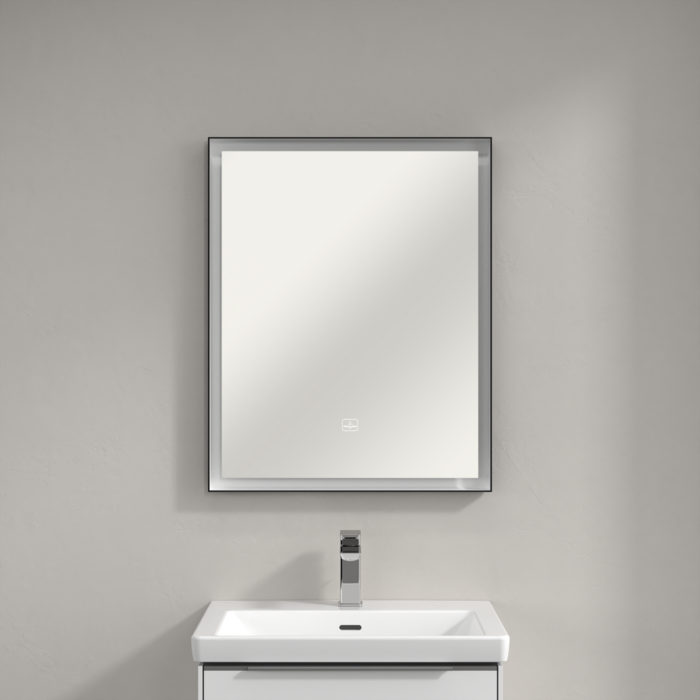 Villeroy and Boch Subway 3.0 BiColour 500 x 750mm LED Illuminated Mirror - Image 7