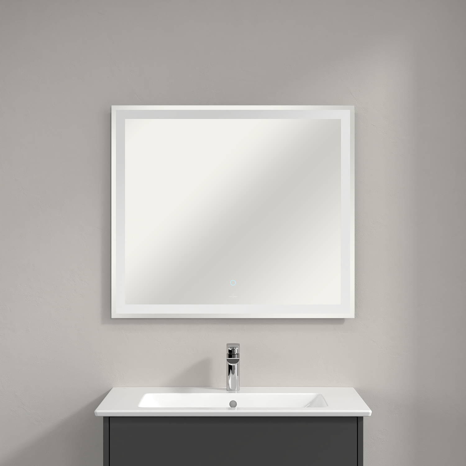 Villeroy and Boch Finero 800 x 700mm LED Illuminated Mirror - Image 2