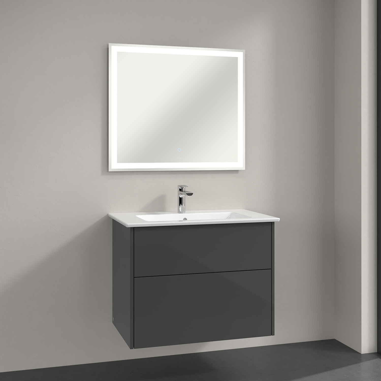 Villeroy and Boch Finero 800 x 700mm LED Illuminated Mirror - Image 5