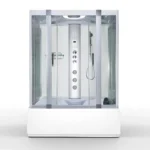 AquaLusso - Alto W1 - 1350 x 800mm Steam and Whirlpool Bath - Polar White