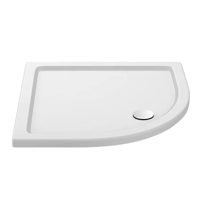 Apollo 800x800mm Frameless Double Door Quadrant Enclosure (inc. Tray + Waste) - Image 2