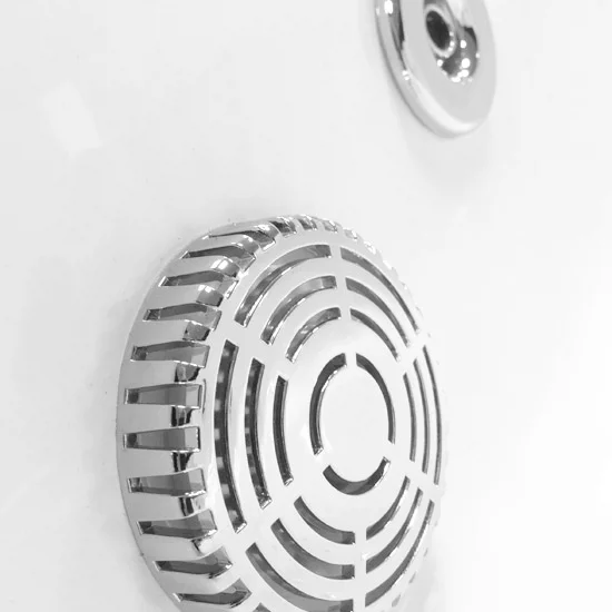 AquaLusso - Alto W1 - 1350 x 800mm Steam and Whirlpool Bath - Polar White - Image 3