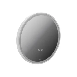 Vado Cameo 500mm Illuminated Round Anti-Fog Mirror - Matt White