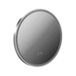 Vado Cameo 600mm Illuminated Round Anti-Fog Mirror - Satin Chrome