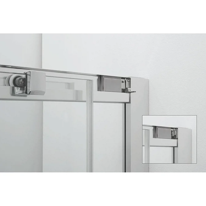 Crosswater 1200 x 900mm Clear 6 Offset Quadrant Single Door Shower Enclosure - Image 2
