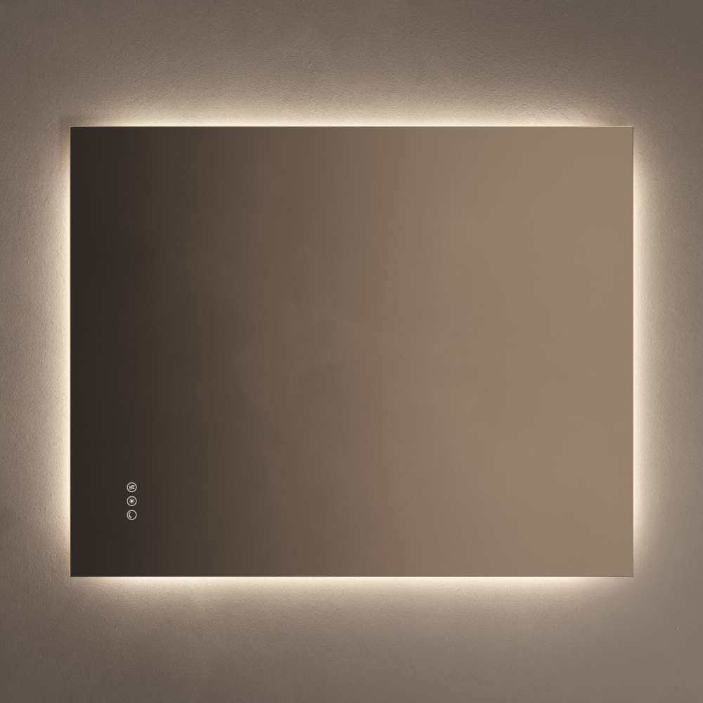 Roxbury Rectangular 800 x 1000mm Backlit LED Mirror with Demister Pad - Image 6