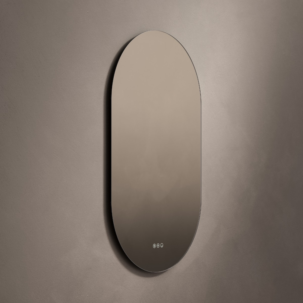Roxbury Capsule 600 x 1000mm Backlit LED Mirror with Demister Pad - Image 2