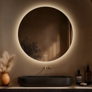 Roxbury Round 1000mm Backlit LED Mirror with Demister Pad