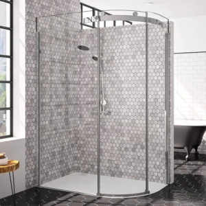 Merlyn 10 Series 1200 x 900mm RH 1 Door Offset Quadrant Enclosure