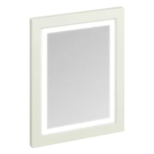 Burlington Framed 60 Mirror with LED Illumination - Sand