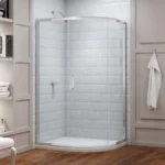 Merlyn 8 Series 1400 x 800mm 1 Door Offset Quadrant Enclosure
