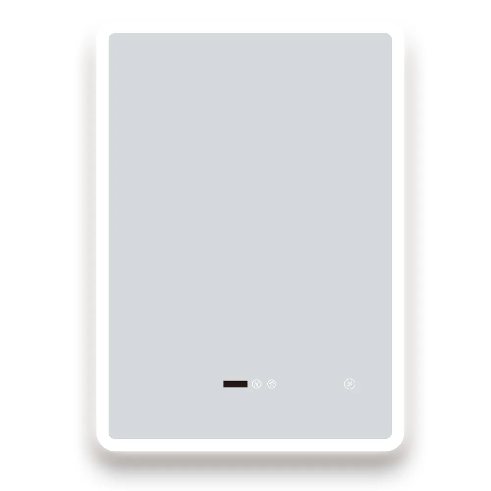 Toreno 500 x 700mm Ambient LED Bluetooth Mirror with Touch Sensor, Dimmer, Anti-Fog, Digital Clock and Shaving Port - Image 4