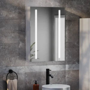 Toreno 500 x 700mm LED Illuminated Strips Mirror Cabinet with Motion Sensor and Anti-Fog