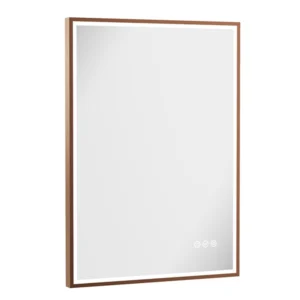 Crosswater MPRO 500 x 700mm LED Mirror - Brushed Bronze