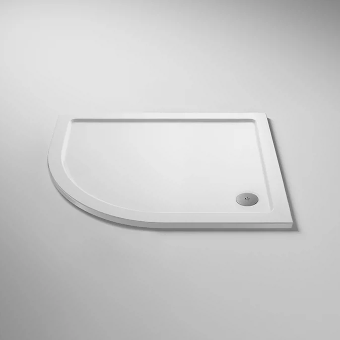 Monza LH Offset Quadrant Shower Enclosure + Pearlstone Tray - Image 4