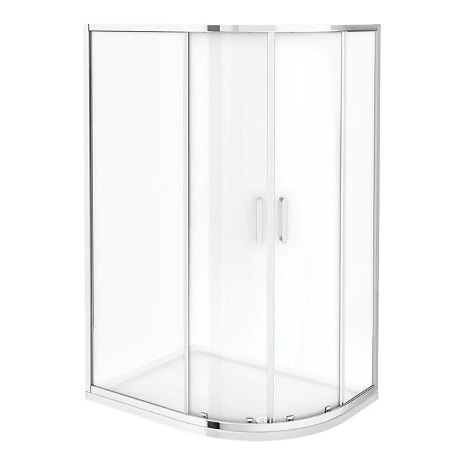 Monza RH Offset Quadrant Shower Enclosure + Pearlstone Tray - Image 3