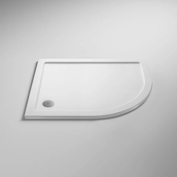 Monza RH Offset Quadrant Shower Enclosure + Pearlstone Tray - Image 4