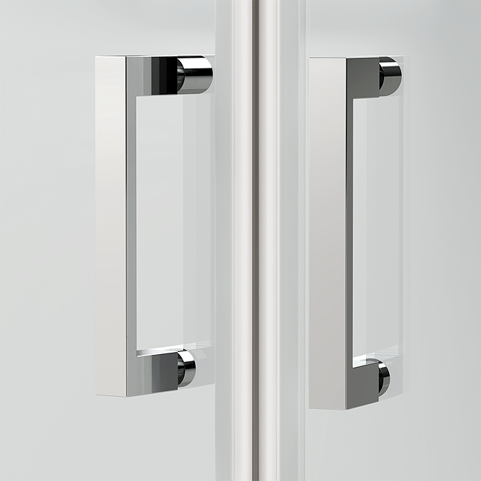 Monza RH Offset Quadrant Shower Enclosure + Pearlstone Tray - Image 2