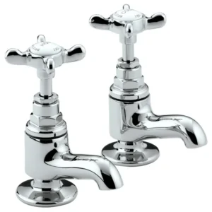 Bristan 1901 Traditional Vanity Basin Taps - Chrome Plated